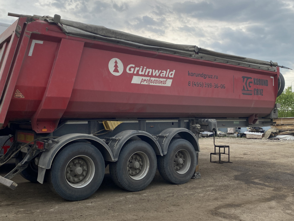 Замена цилиндра на полуприцепе Grunwald