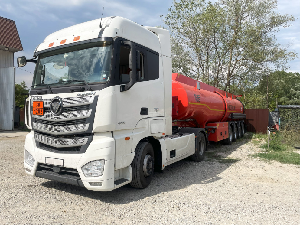 Гидрофикация тягача Foton Auman 460 под бензовоз в Краснодарском крае
