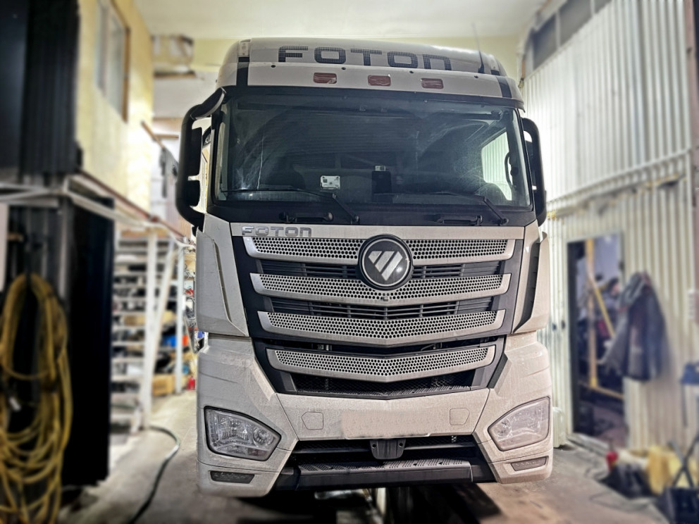 ⭐Самосвальная гидравлика на тягач FOTON с КПП TRAXON