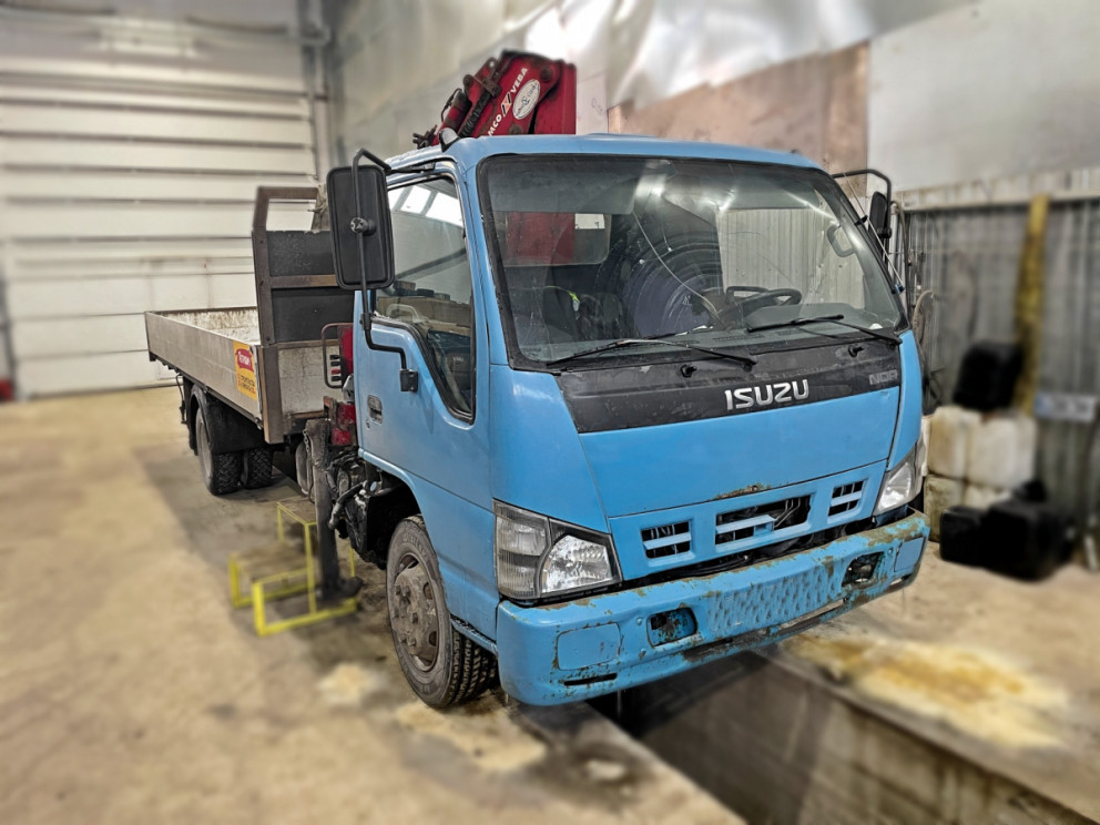 Замена насоса на КМУ ISUZU 3784ЕВ 4х2