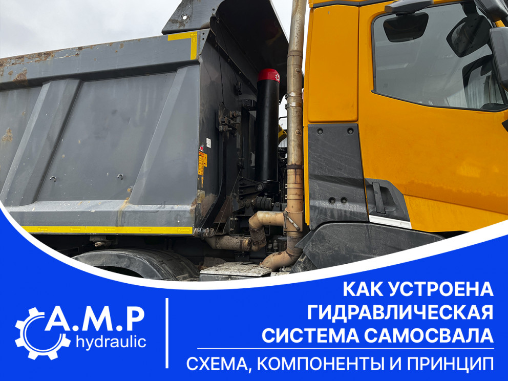 Как устроена гидравлическая система самосвала: схема, компоненты и принцип