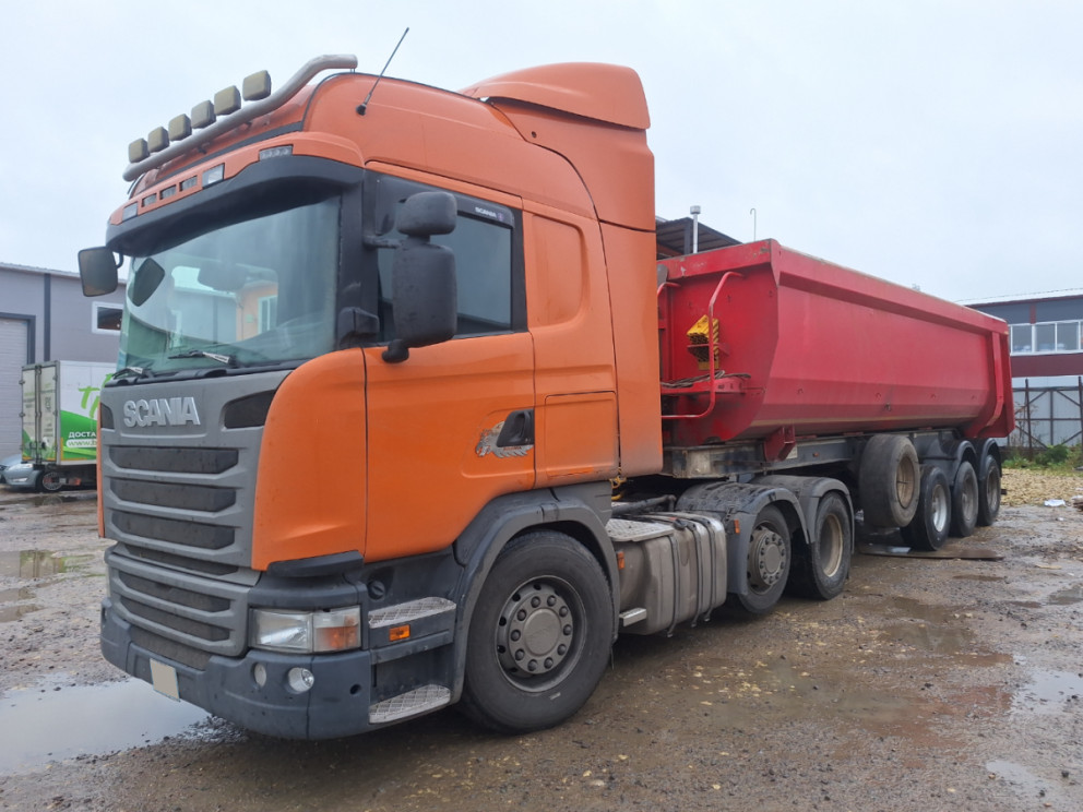 Установка гидравлики на SCANIA