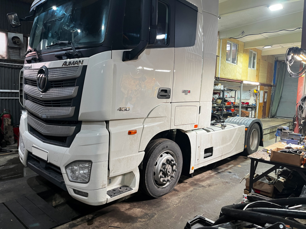 Гидрофикация седельного тягача FOTON под автовоз
