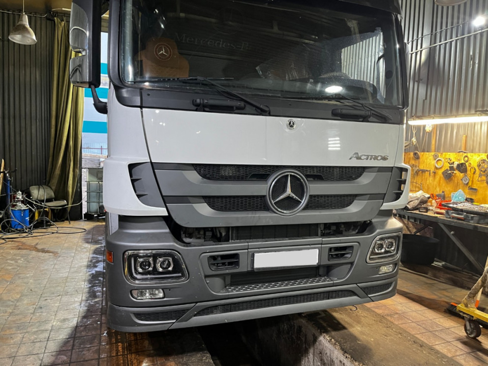 Гидрофикация седельного тягача Mercedes-Benz Axor Гидрофикация седельного тягача Mercedes-Benz Axor
