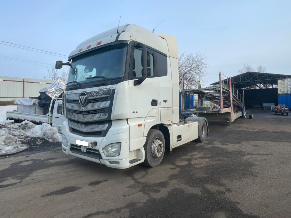 Установка гидравлики на седельный тягач FOTON AUMAN