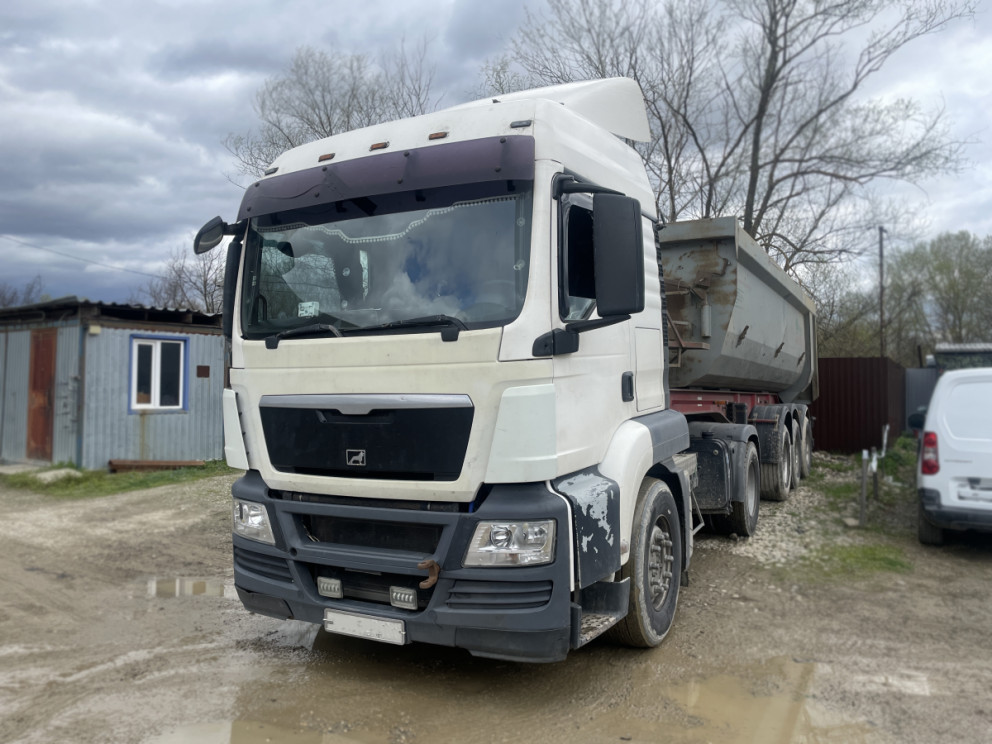 Установка распределителя масляного 34В QK-E20L на тягач MAN