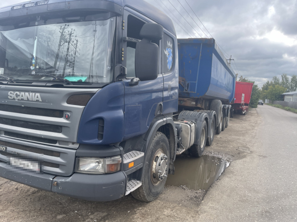 Установка гидравлики на SCANIA P380 с КПП GR905 в Бронницах Установка гидравлики на SCANIA P380 с КПП GR905 в Бронницах