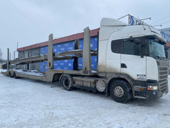 Гидрофикация тягача Scania под автовоз