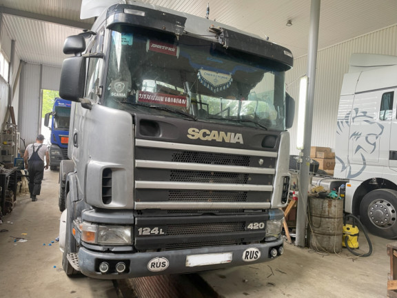 Гидрофикация седельного тягача Scania в г Краснодар