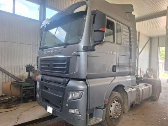 Замена гидравлического насоса на SITRAK C7H 480