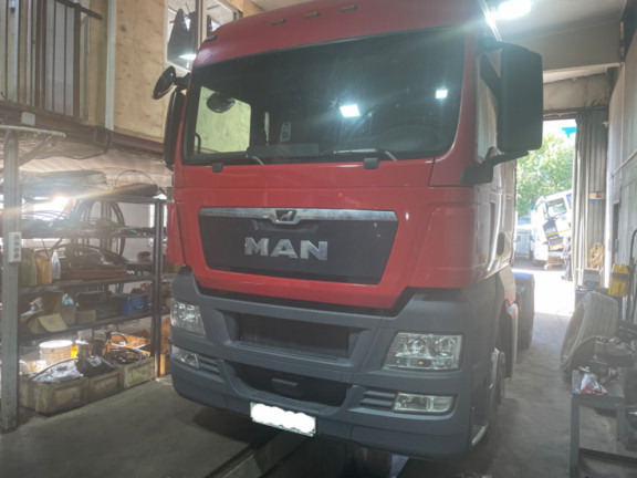 Установка гидравлики на MAN TGS 33.440