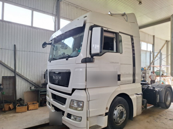 Гидрофикация тягача MAN TGX 18.440 под самосвальный полуприцеп в Горячем Ключе