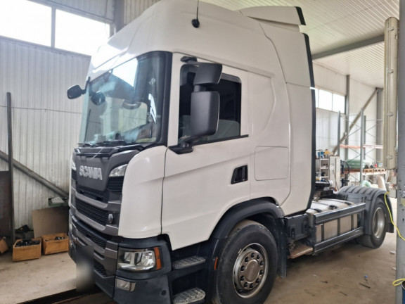 Замена насоса НШ на тягаче SCANIA G440 в Горячем Ключе Замена насоса НШ на тягаче SCANIA G440 в Горячем Ключе